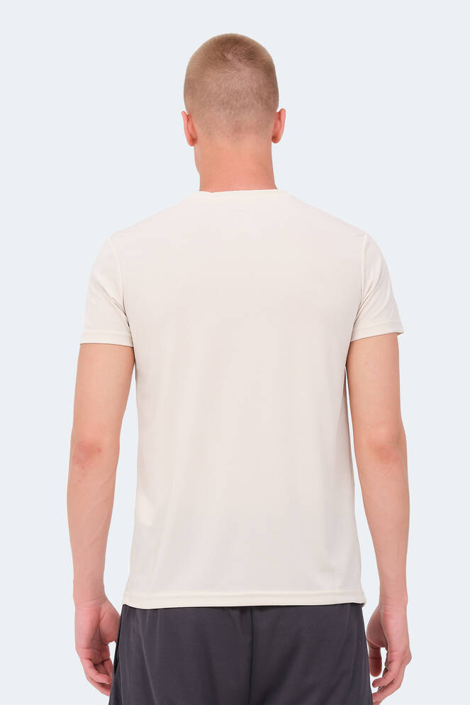 Slazenger REPUBLIC MTR Erkek Bej Tişört