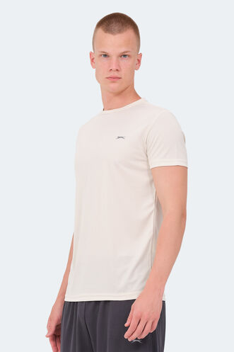 Slazenger REPUBLIC MTR Erkek Bej Tişört - Thumbnail