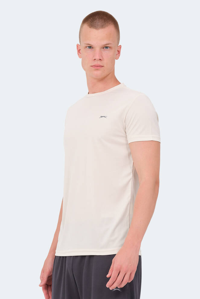 Slazenger REPUBLIC MTR Erkek Bej Tişört