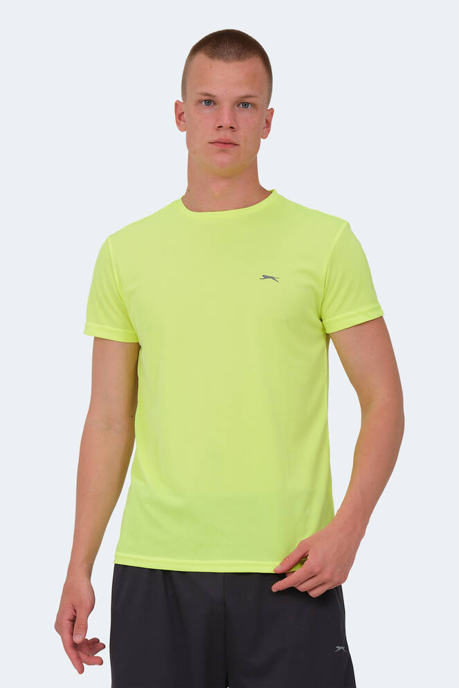 Slazenger REPUBLIC MTR Erkek Neon Sarı Tişört