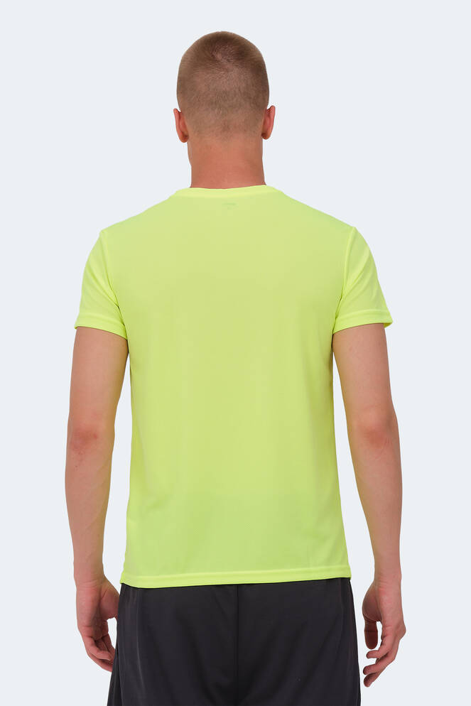 Slazenger REPUBLIC MTR Erkek Neon Sarı Tişört