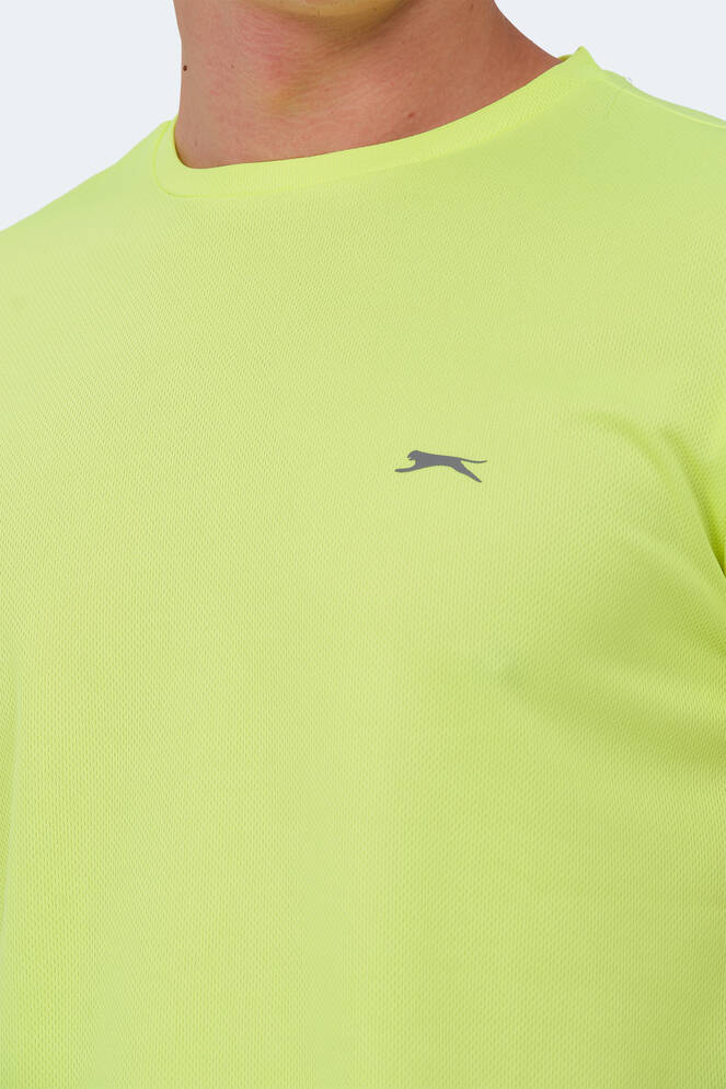 Slazenger REPUBLIC MTR Erkek Neon Sarı Tişört