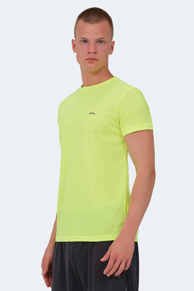 Slazenger REPUBLIC MTR Erkek Neon Sarı Tişört