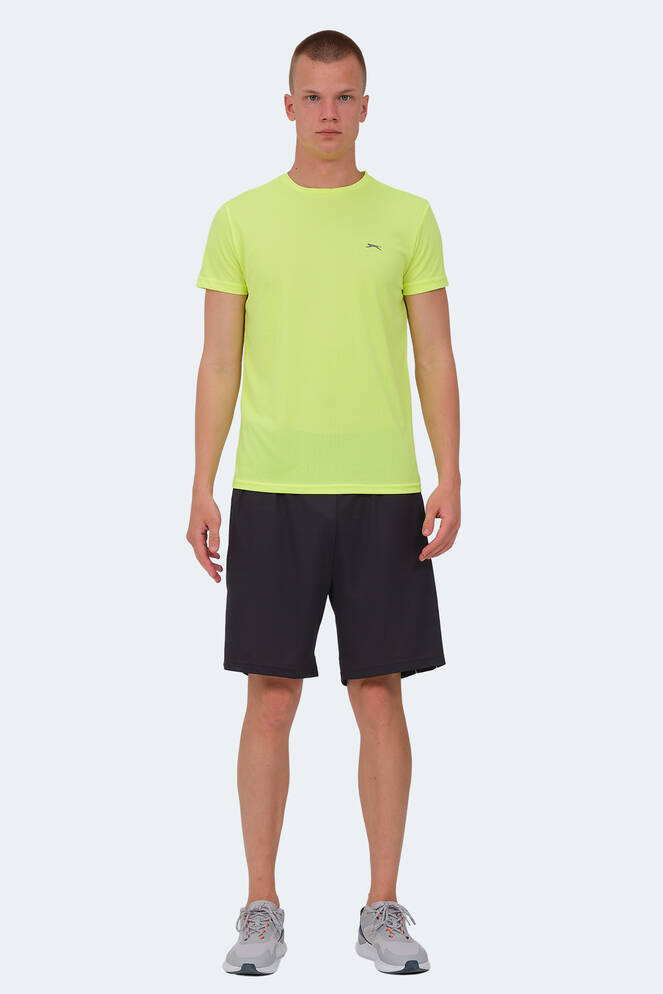 Slazenger REPUBLIC MTR Erkek Neon Sarı Tişört