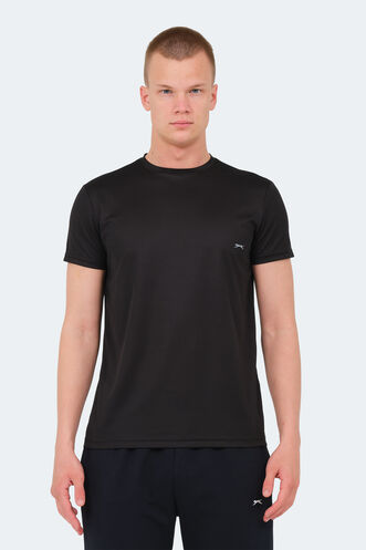 Slazenger REPUBLIC MTR Men's T-Shirt Black - Thumbnail