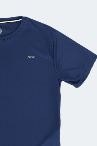 Slazenger REPUBLIC Big Size Men's Short Sleeve T-Shirt Navy - Thumbnail