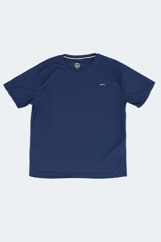 Slazenger - Slazenger REPUBLIC Big Size Men's Short Sleeve T-Shirt Navy