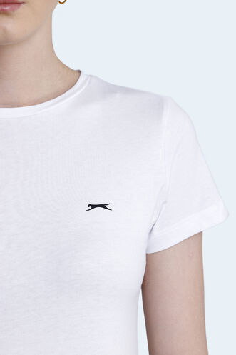 Slazenger RETO Kadın Tişört Beyaz - Thumbnail