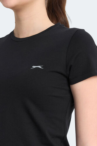Slazenger RETO Kadın Tişört Siyah - Thumbnail