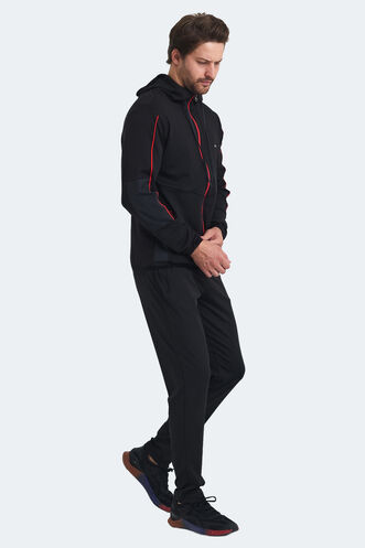 Slazenger REUEL Erkek Eşofman Takım Siyah - Thumbnail