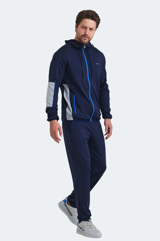 Slazenger REUEL Men's Tracksuit Navy - Thumbnail