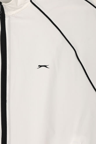 Slazenger REVEL Kadın Dik Yaka Fermuarlı Kemik Eşofman Takımı - Thumbnail