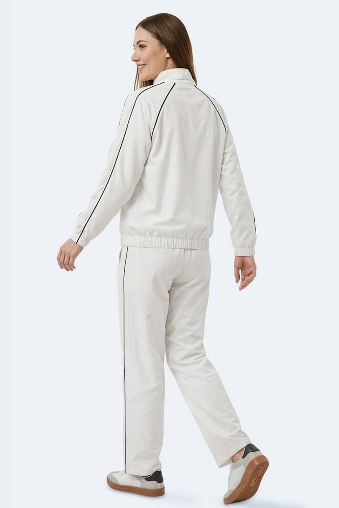 Slazenger REVEL Kadın Dik Yaka Fermuarlı Kemik Eşofman Takımı