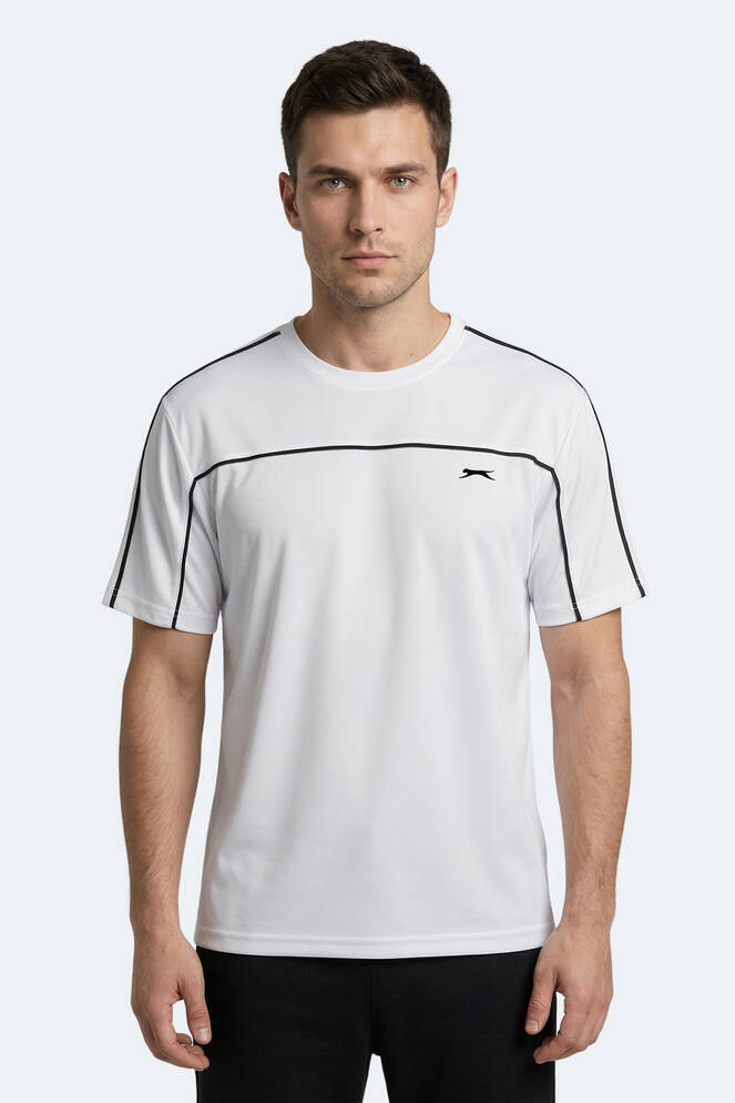 Slazenger REVIVE Erkek Beyaz Tişört