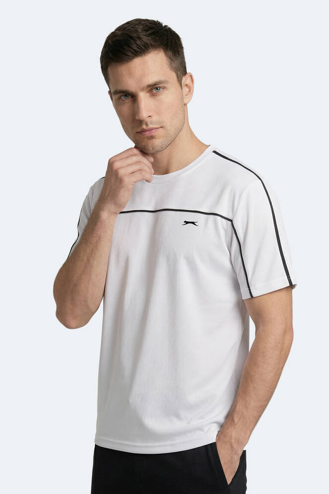 Slazenger REVIVE Erkek Beyaz Tişört