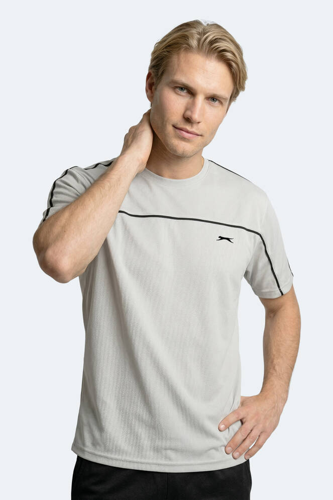 Slazenger REVIVE Erkek Gri Tişört