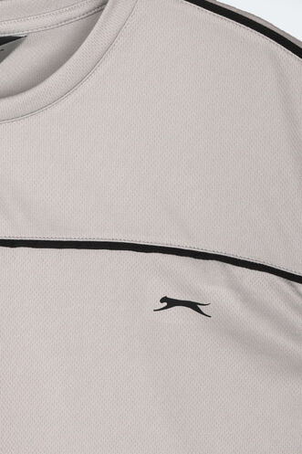 Slazenger REVIVE Erkek Gri Tişört - Thumbnail