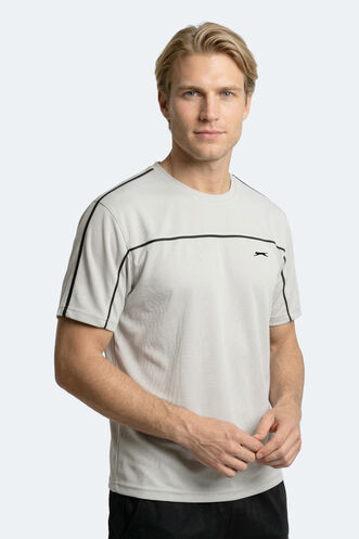 Slazenger REVIVE Erkek Gri Tişört - Thumbnail