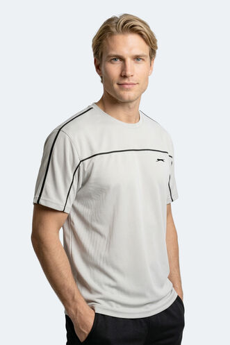 Slazenger REVIVE Erkek Gri Tişört - Thumbnail