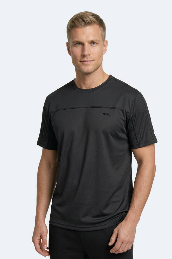 Slazenger REVIVE Erkek Koyu Gri Tişört