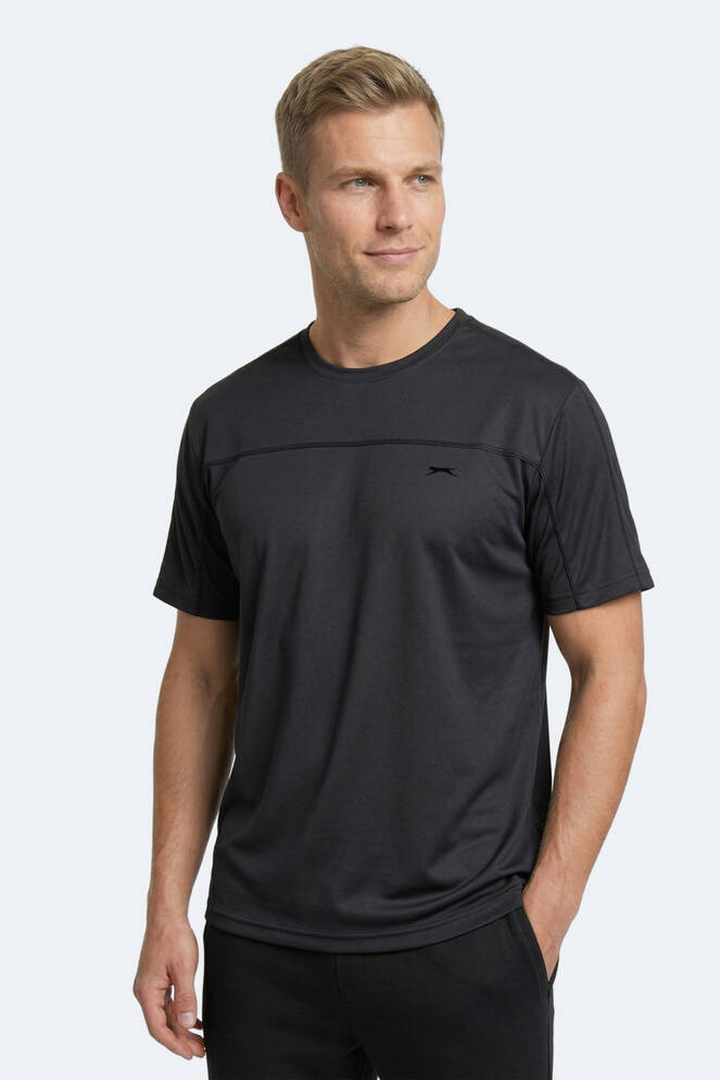 Slazenger REVIVE Erkek Koyu Gri Tişört