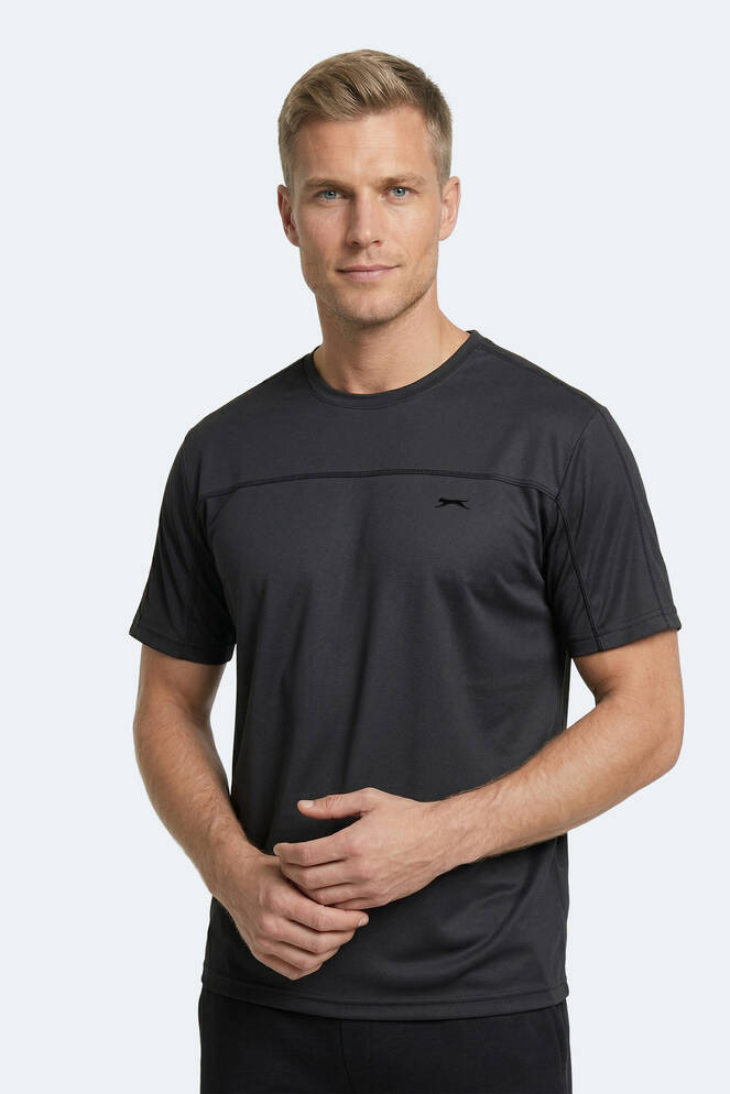 Slazenger REVIVE Erkek Koyu Gri Tişört