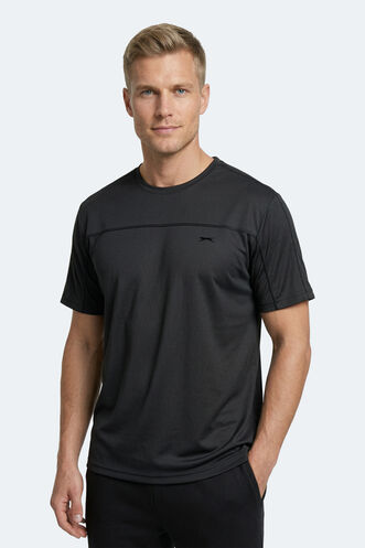 Slazenger REVIVE Erkek Koyu Gri Tişört - Thumbnail