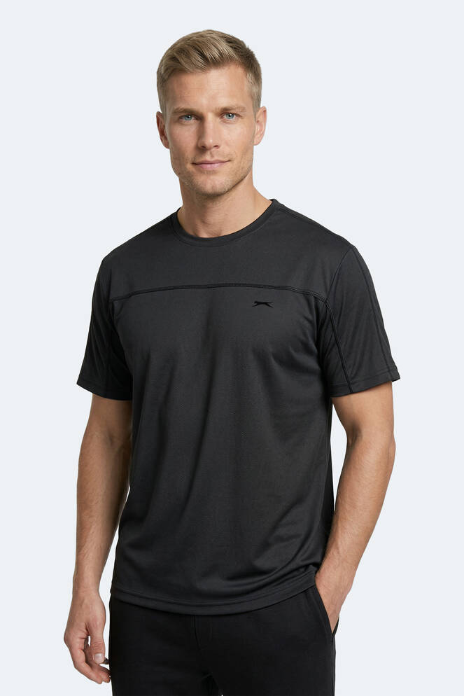 Slazenger REVIVE Erkek Koyu Gri Tişört