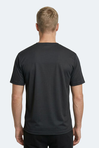 Slazenger REVIVE Erkek Koyu Gri Tişört - Thumbnail