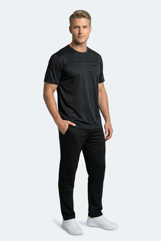 Slazenger REVIVE Erkek Koyu Gri Tişört - Thumbnail