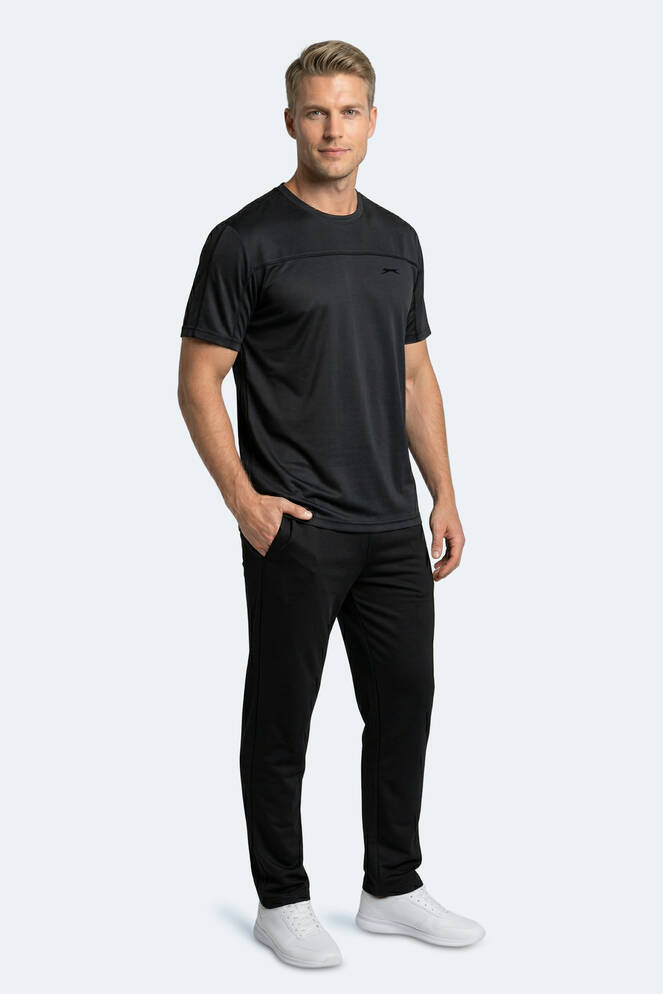 Slazenger REVIVE Erkek Koyu Gri Tişört