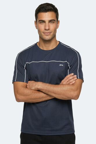 Slazenger REVIVE Erkek Lacivert Tişört - Thumbnail