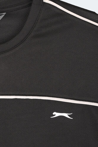 Slazenger REVIVE Erkek Siyah Tişört - Thumbnail