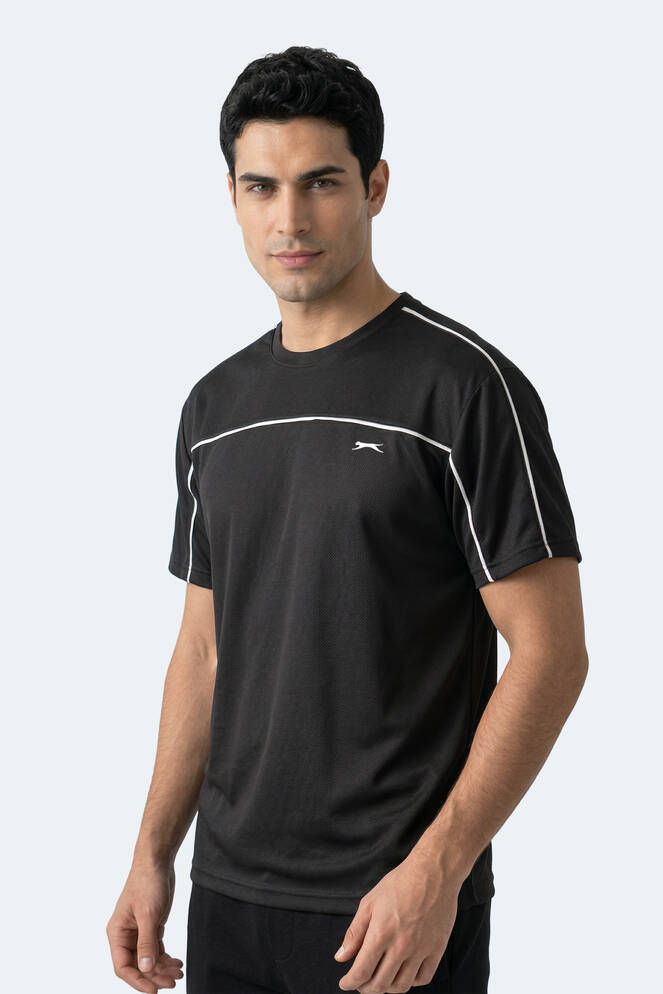 Slazenger REVIVE Erkek Siyah Tişört
