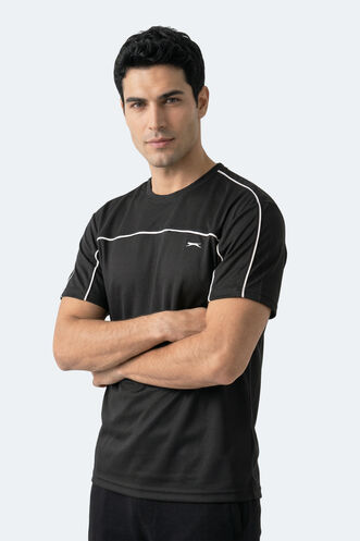 Slazenger REVIVE Erkek Siyah Tişört - Thumbnail