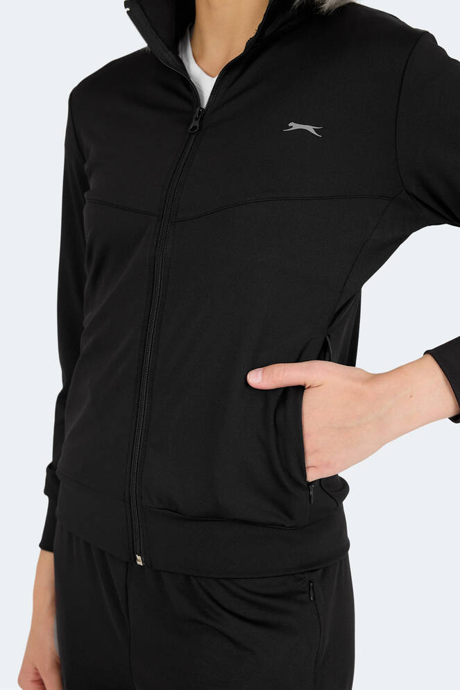 Slazenger REVOLT Kadın Sweatshirt Siyah