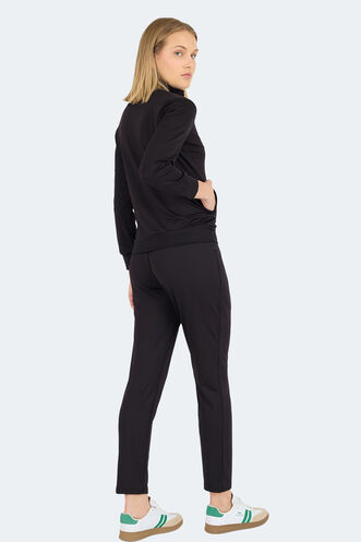 Slazenger REVOLT Kadın Sweatshirt Siyah - Thumbnail