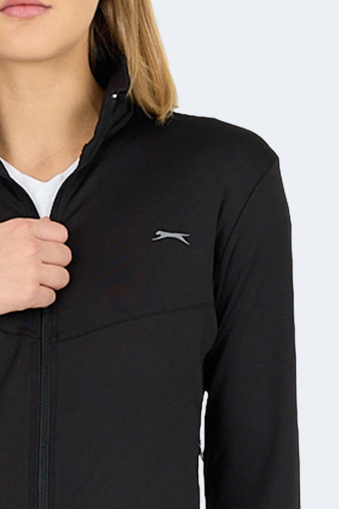 Slazenger REVOLT Kadın Sweatshirt Siyah
