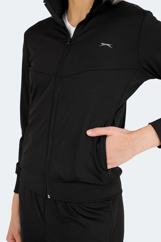 Slazenger REVOLT Kadın Sweatshirt Siyah - Thumbnail