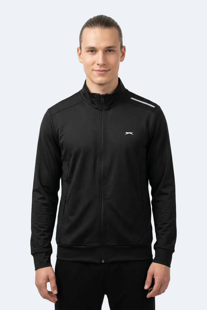 Slazenger REVOLVER Erkek Siyah Sweatshırt