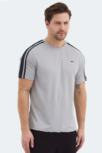 Slazenger REWIND Erkek Gri Tişört - Thumbnail