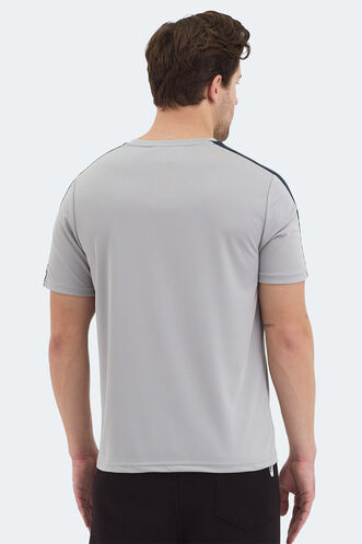 Slazenger REWIND Erkek Gri Tişört - Thumbnail