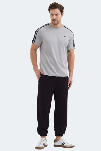 Slazenger REWIND Erkek Gri Tişört - Thumbnail