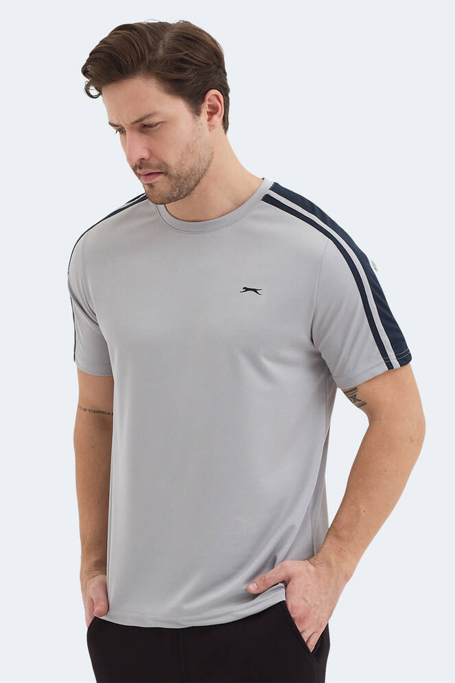 Slazenger REWIND Erkek Gri Tişört