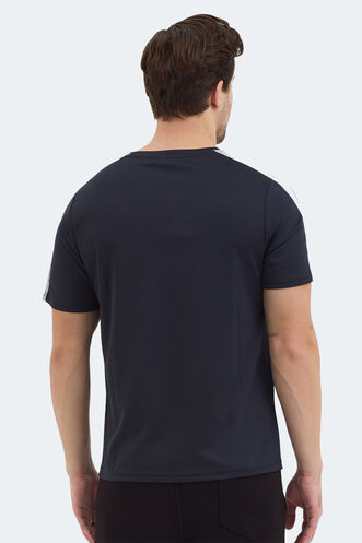 Slazenger REWIND Erkek Koyu Gri Tişört - Thumbnail