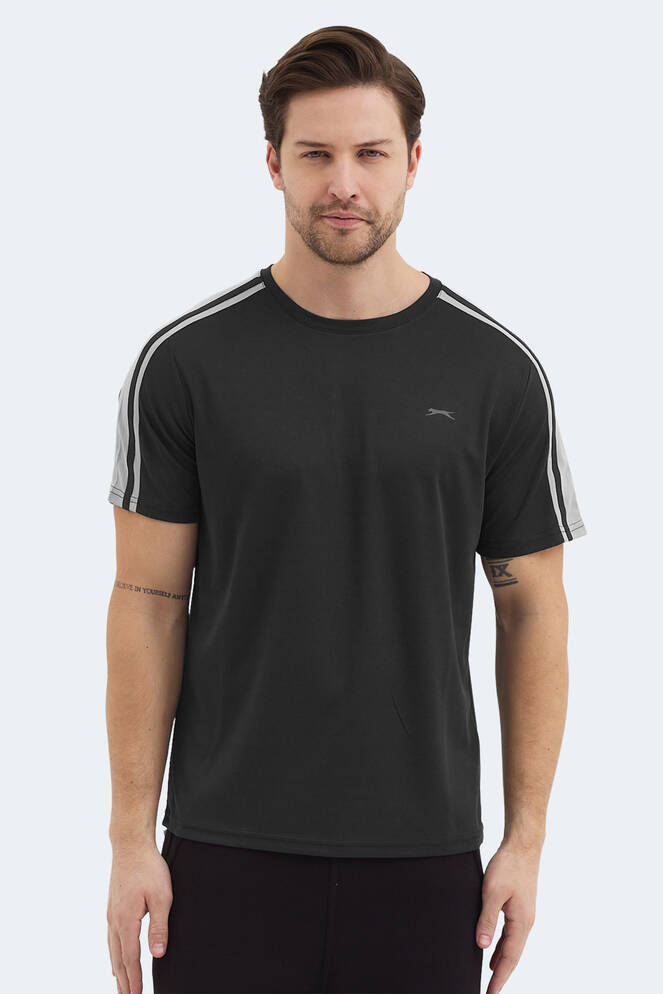 Slazenger REWIND Erkek Koyu Gri Tişört