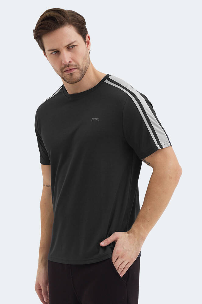 Slazenger REWIND Erkek Koyu Gri Tişört