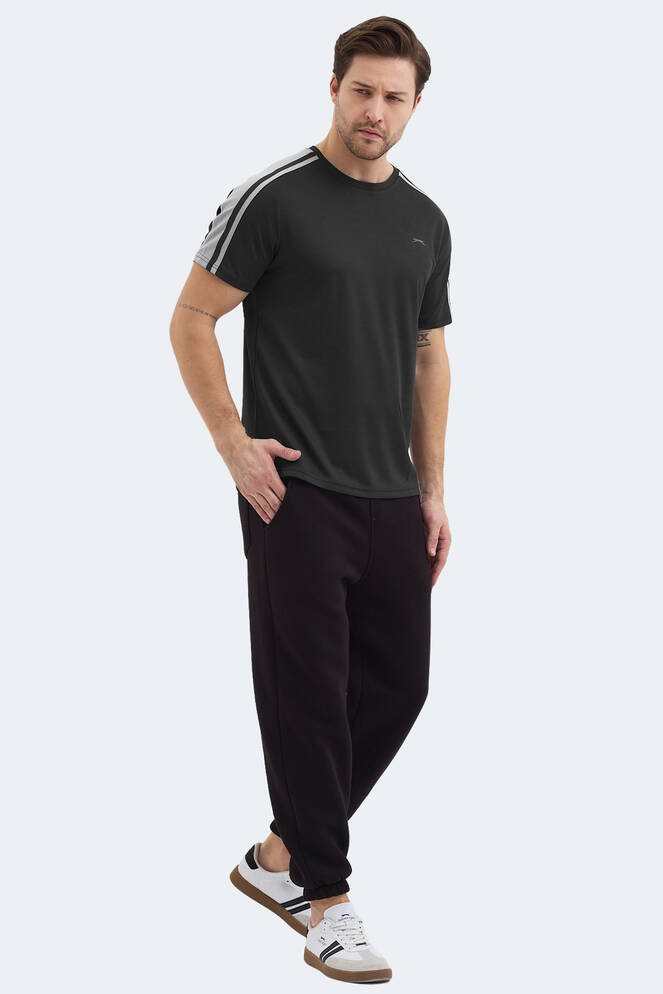 Slazenger REWIND Erkek Koyu Gri Tişört