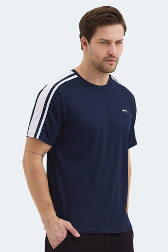 Slazenger REWIND Erkek Lacivert Tişört - Thumbnail