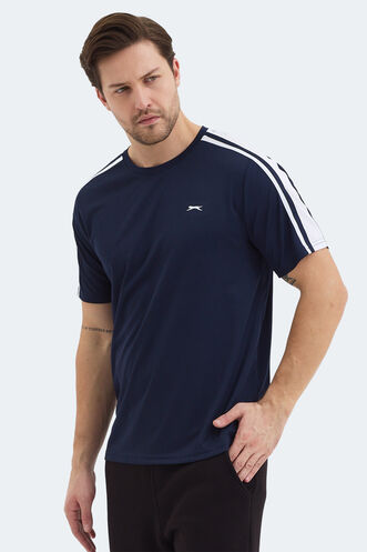 Slazenger REWIND Erkek Lacivert Tişört - Thumbnail